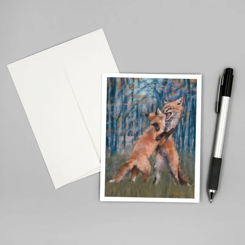 Foxing Around (card)