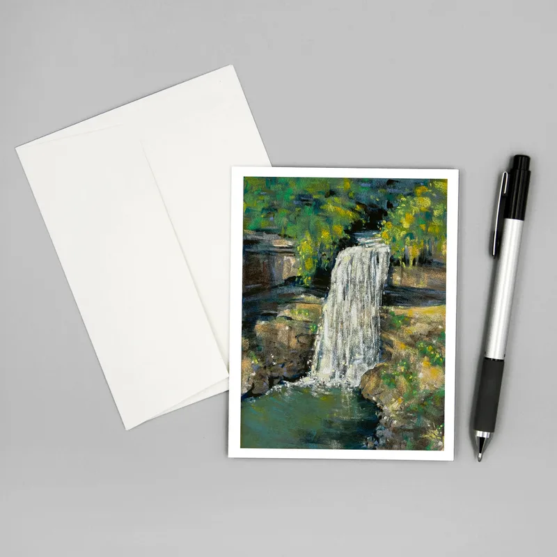 Laughing Waters of Summer (card)