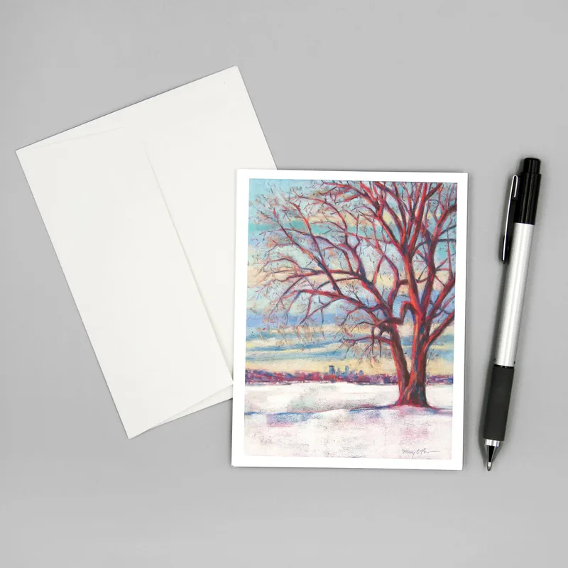 Nokomis Winter Skyline (card)
