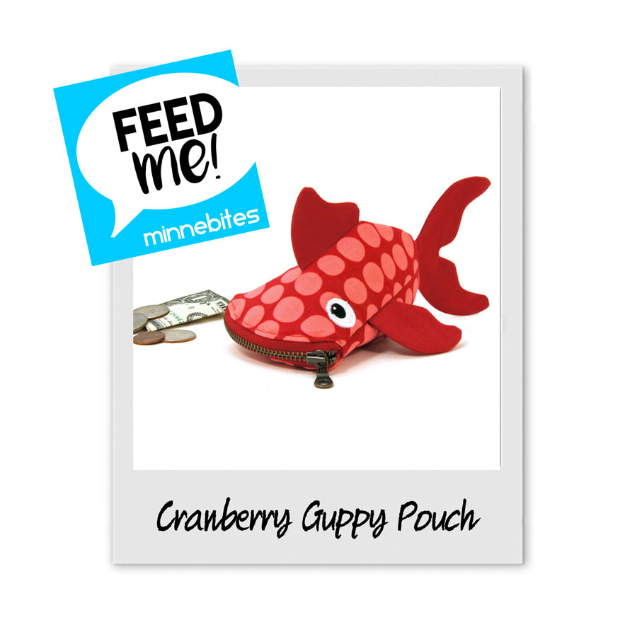 MinneBites Guppy Fish Pouch Feed Me