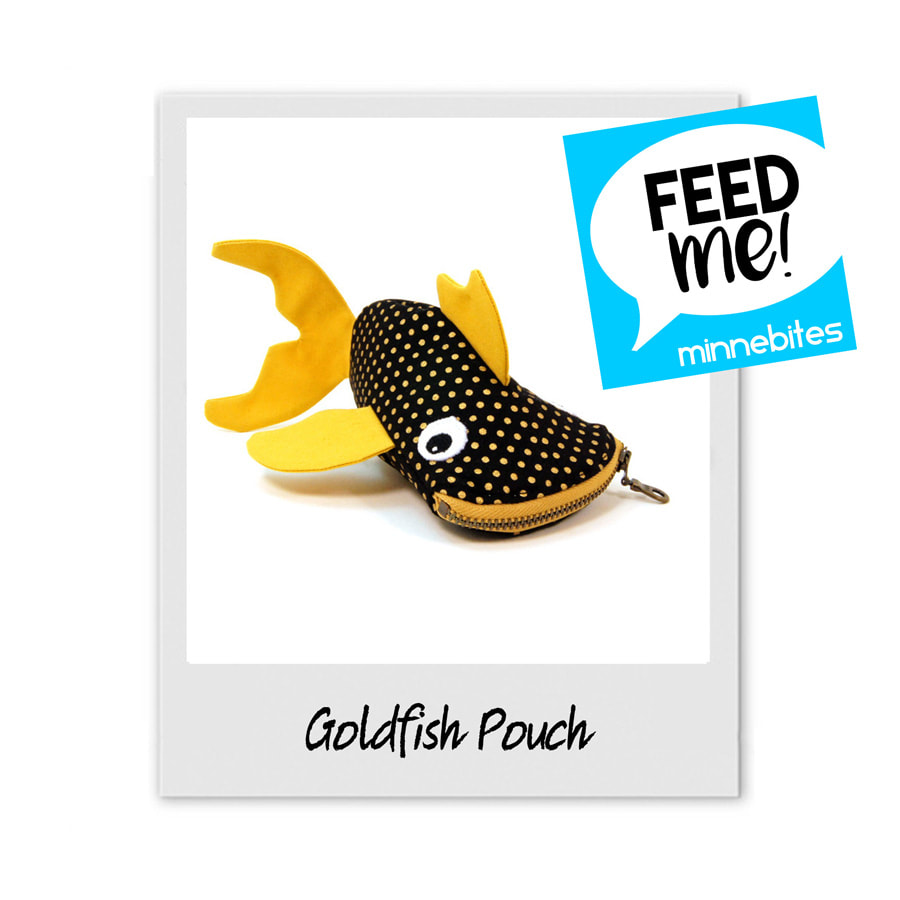 MinneBites Goldfish Fish Pouch Feed Me