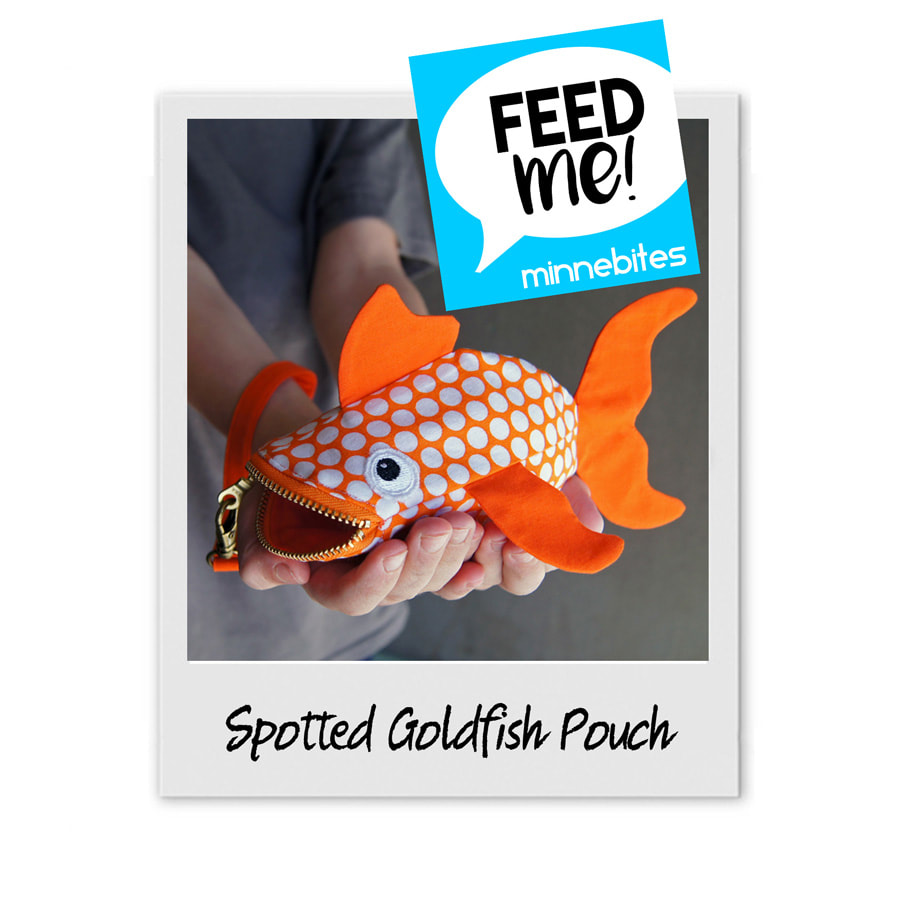 MinneBites Goldfish Fish Pouch Feed Me